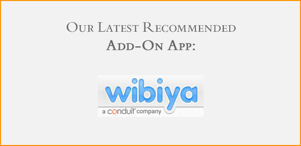 wibiya social toolbar for a free website builder