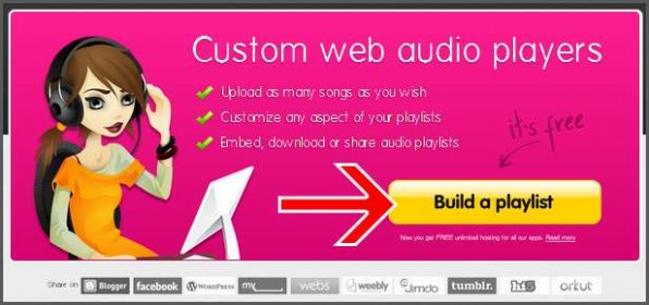 add music to your website for free