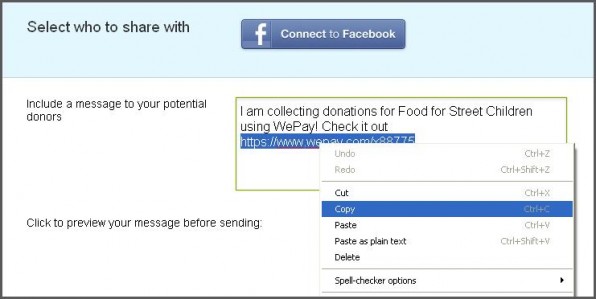 Accept donations online