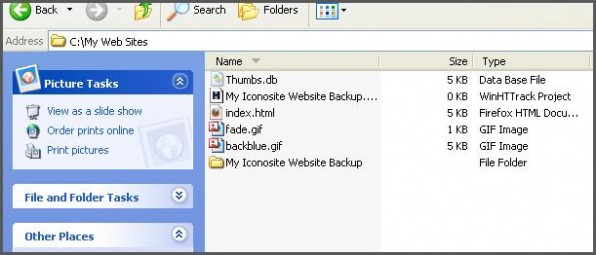 How to Backup a website
