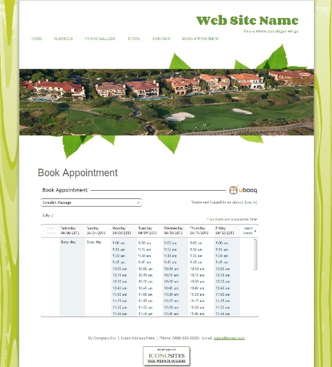 Online appointment booking 